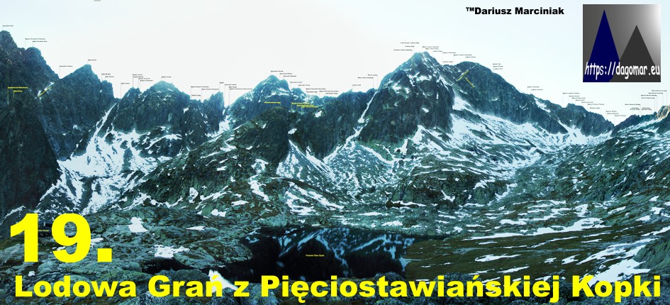 panorama Doliny Pięciu Stawów Spiskich